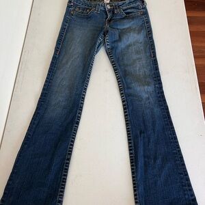 True Religion low rise bootcut jeans
